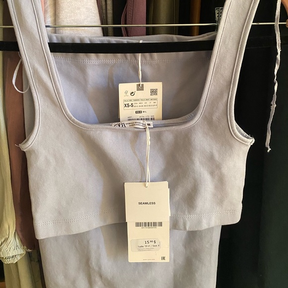 ZARA Seamless set light blue perfect for spring! - Picture 4 of 7